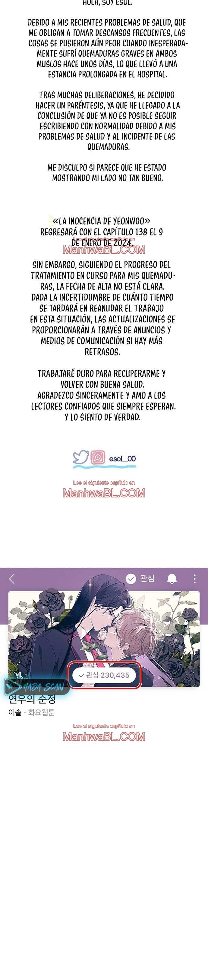 La inocencia de Yeonwoo - Capítulo 137 3 manhwa