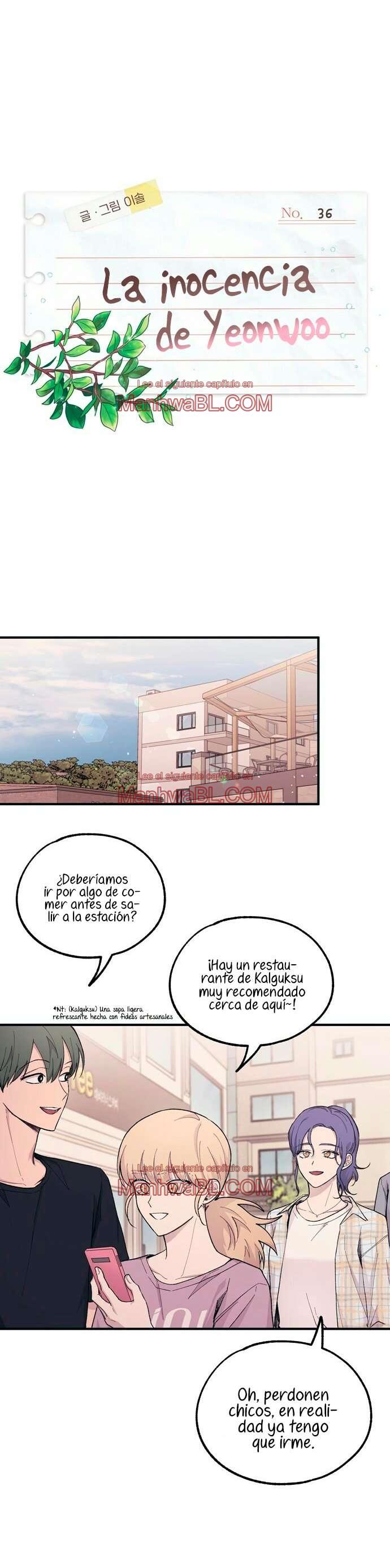 La inocencia de Yeonwoo - Capítulo 36 manhwa