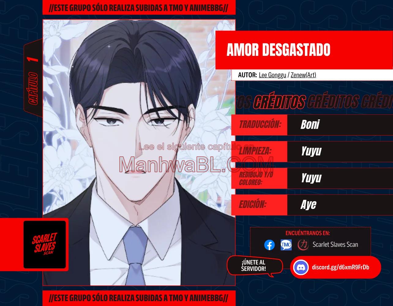 Amor desgastado - Capítulo 1 manhwa