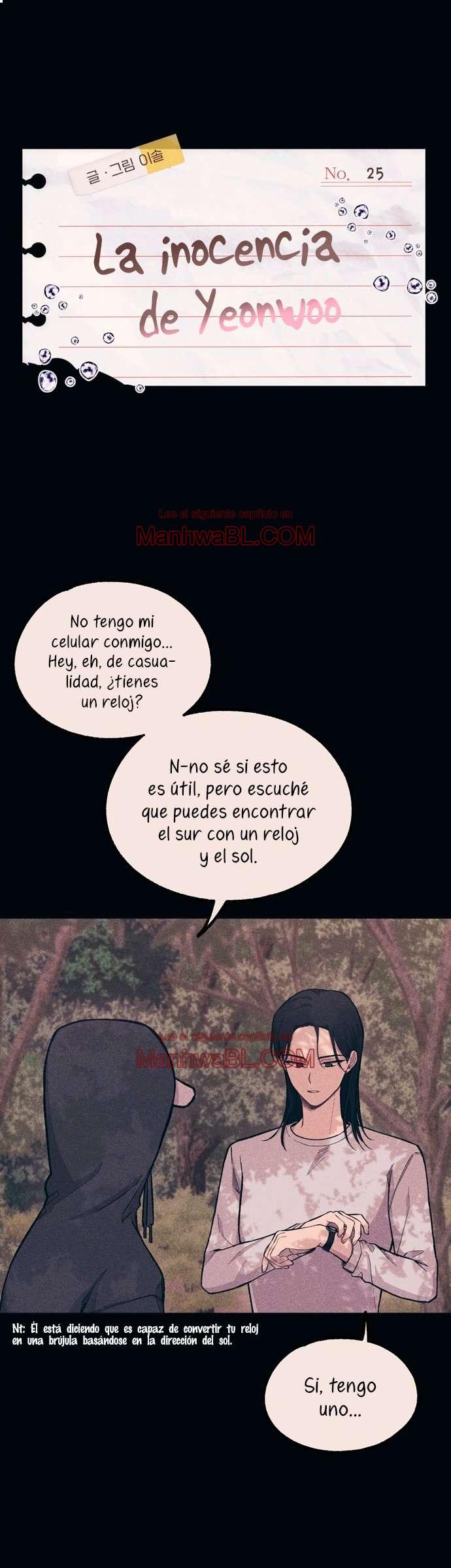 La inocencia de Yeonwoo - Capítulo 25 manhwa