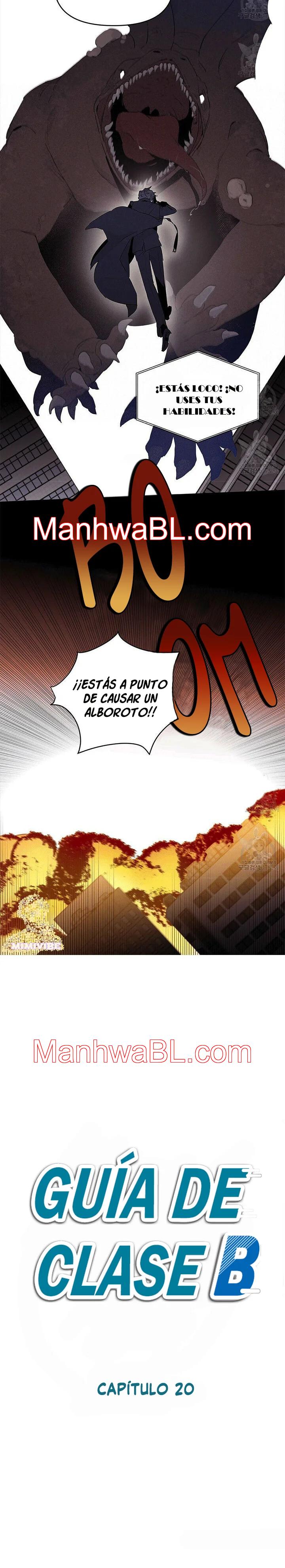 Guía de clase B - Capítulo 20 manhwa
