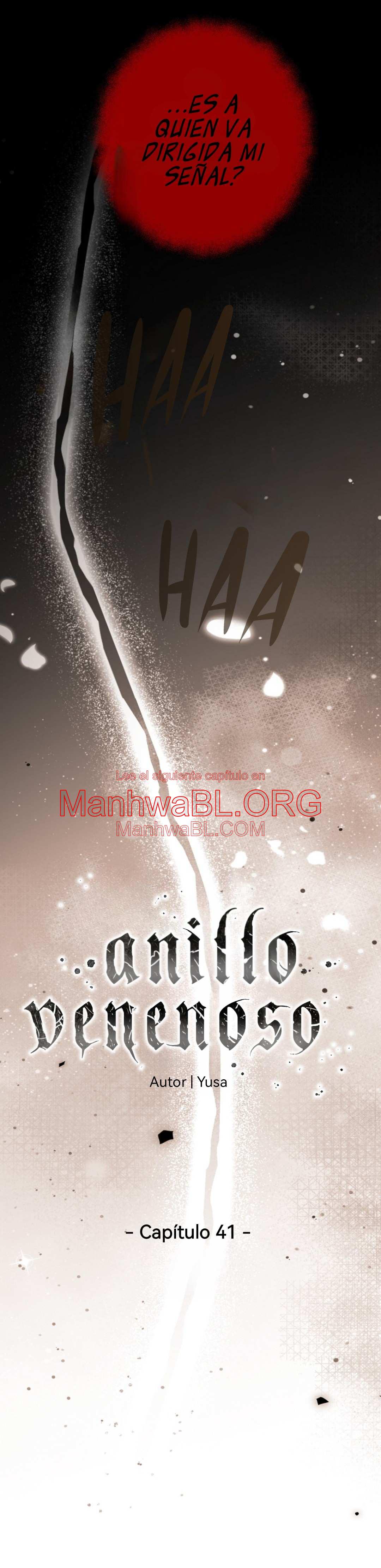 Anillo venenoso - Capítulo 41 manhwa