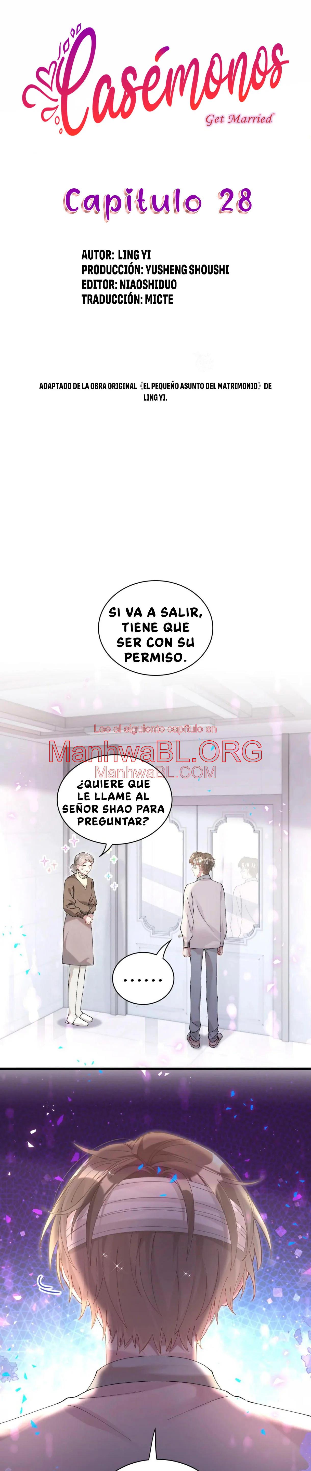 Casémonos - Capítulo 28 manhwa