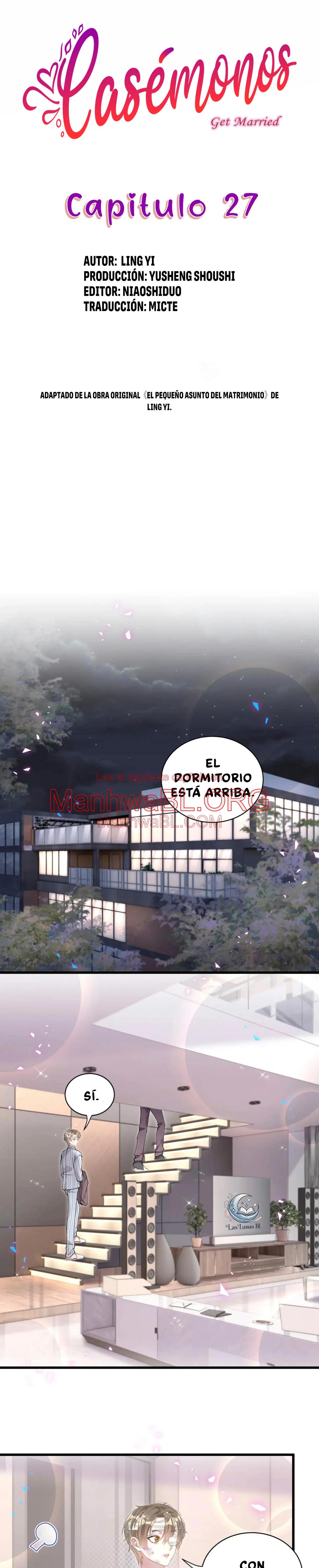 Casémonos - Capítulo 27 manhwa