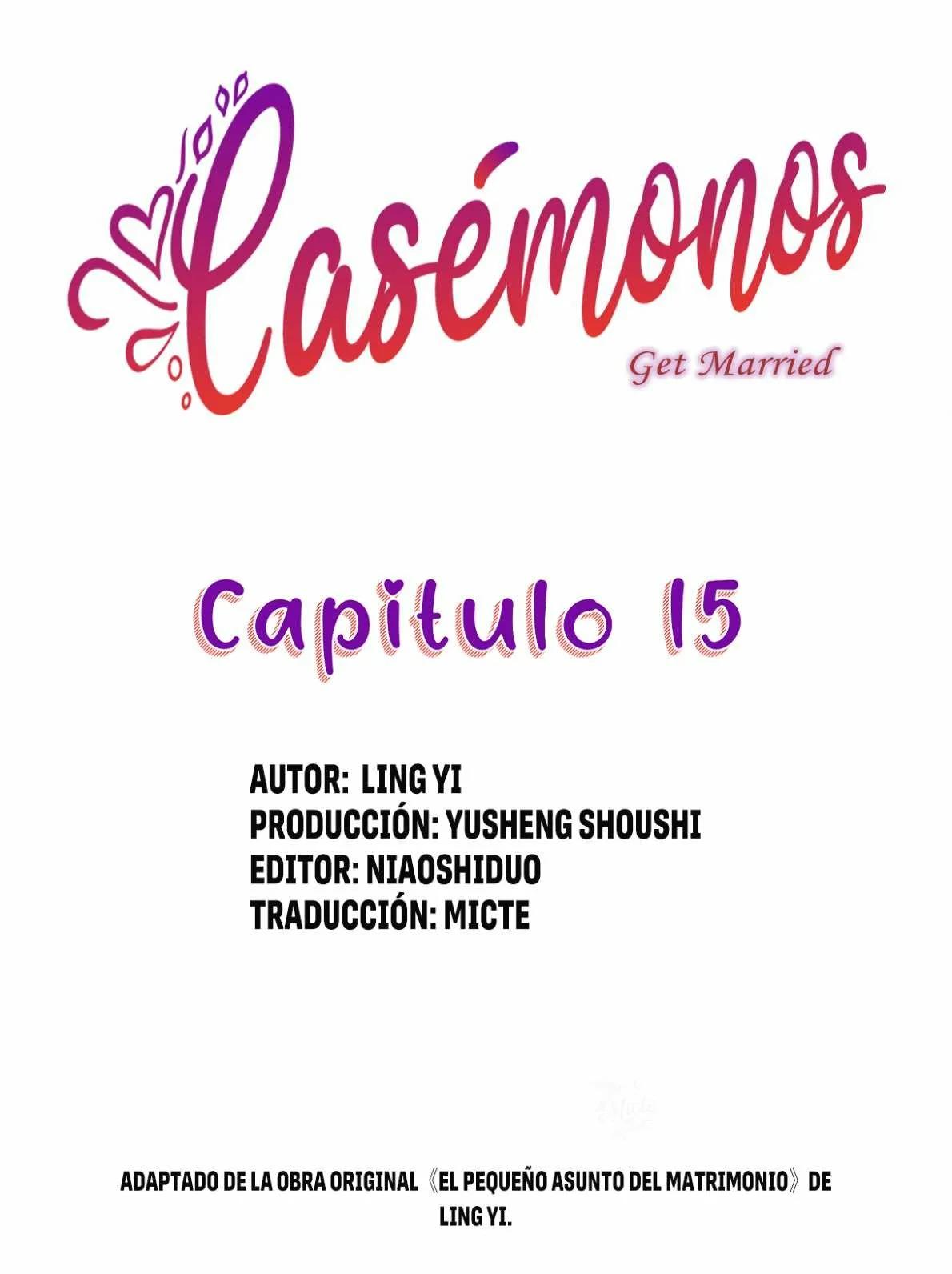 Casémonos - Capítulo 15 manhwa