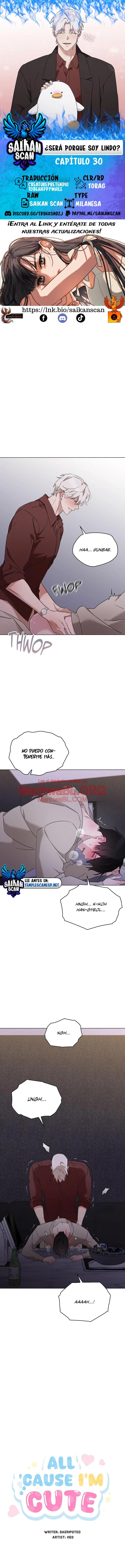 ¿Es porque soy lindo? - Capítulo 30 manhwa