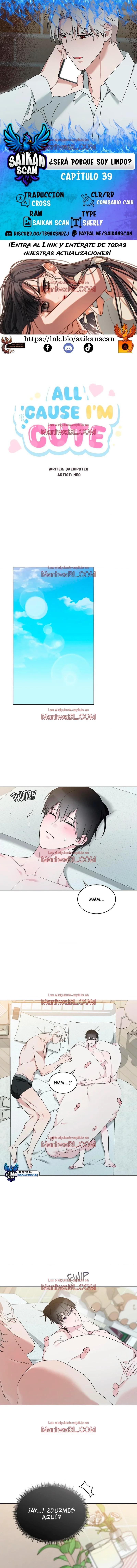 ¿Es porque soy lindo? - Capítulo 39 manhwa
