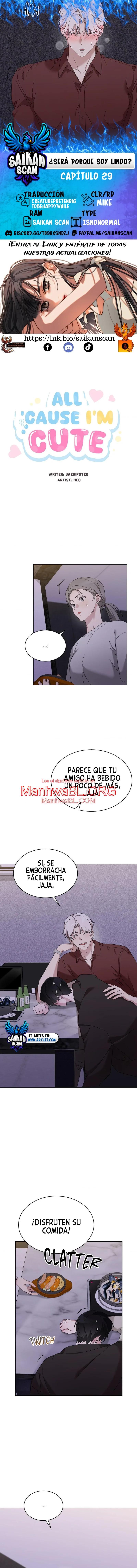 ¿Es porque soy lindo? - Capítulo 29 manhwa