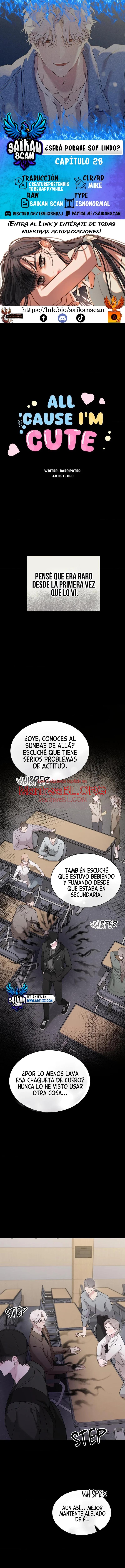 ¿Es porque soy lindo? - Capítulo 28 manhwa