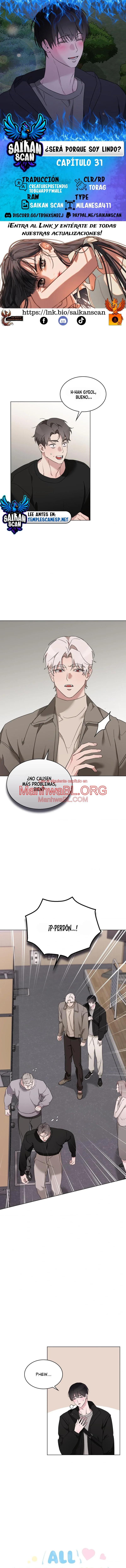 ¿Es porque soy lindo? - Capítulo 31 manhwa