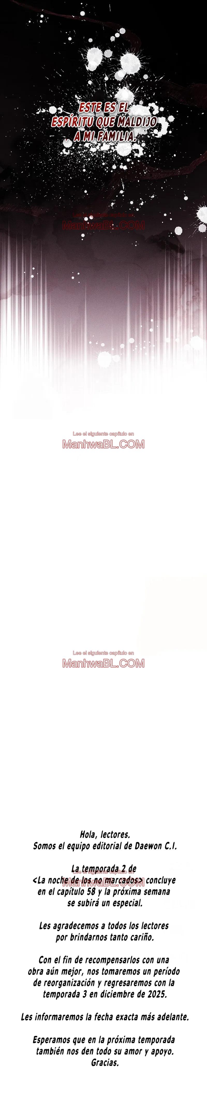 La noche de los no marcados - Capítulo 58 2 manhwa