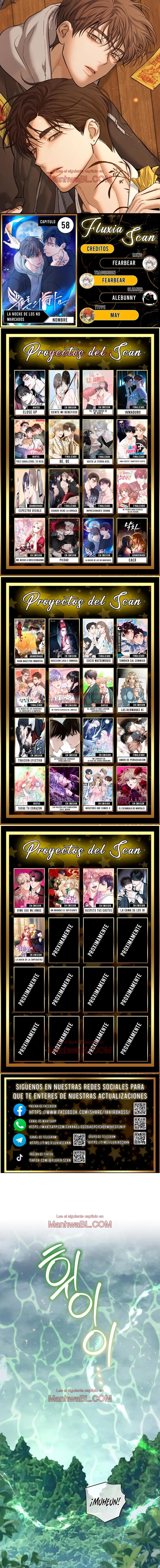 La noche de los no marcados - Capítulo 58 manhwa
