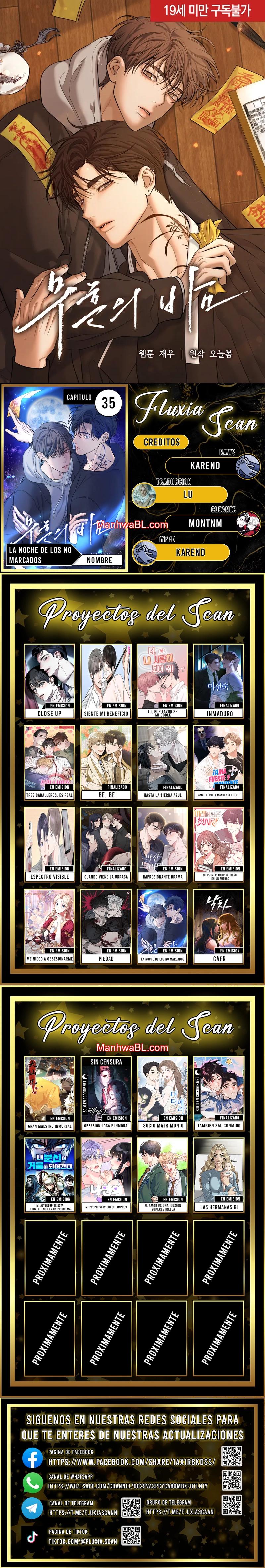 La noche de los no marcados - Capítulo 35 manhwa
