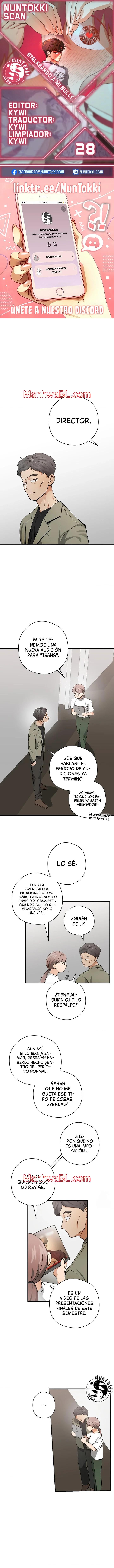 Stalkeando A Mi Bully - Capítulo 28 manhwa