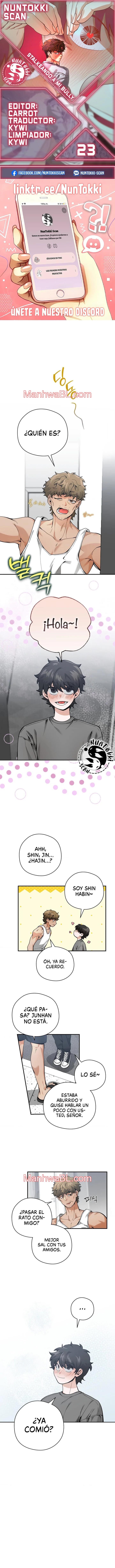 Stalkeando A Mi Bully - Capítulo 23 manhwa