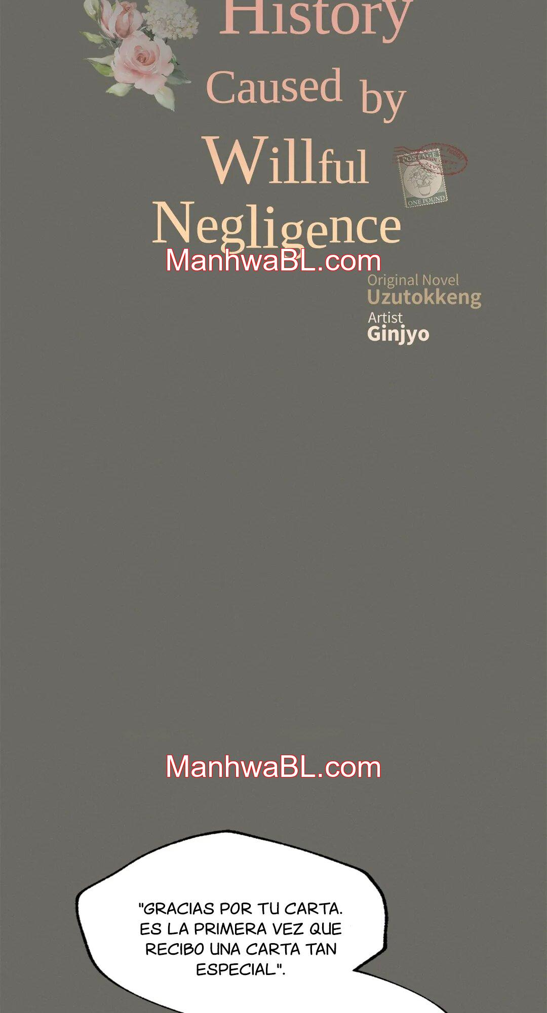 Love History Caused by Willful Negligence - Capítulo 44 manhwa