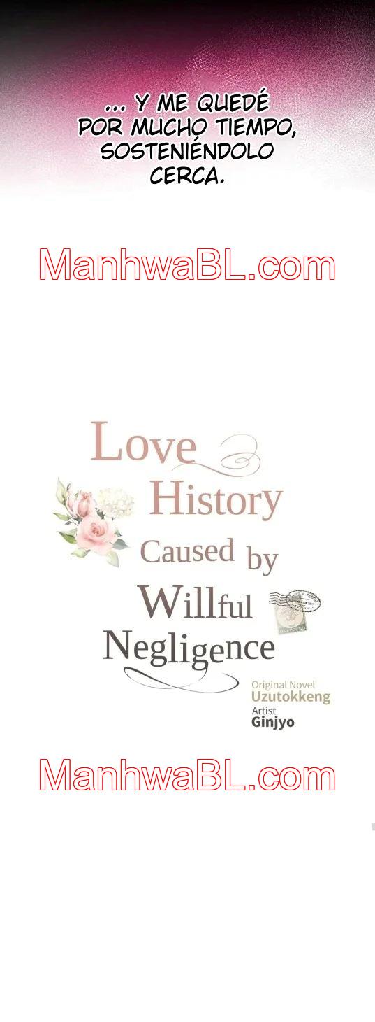 Love History Caused by Willful Negligence - Capítulo 71 manhwa