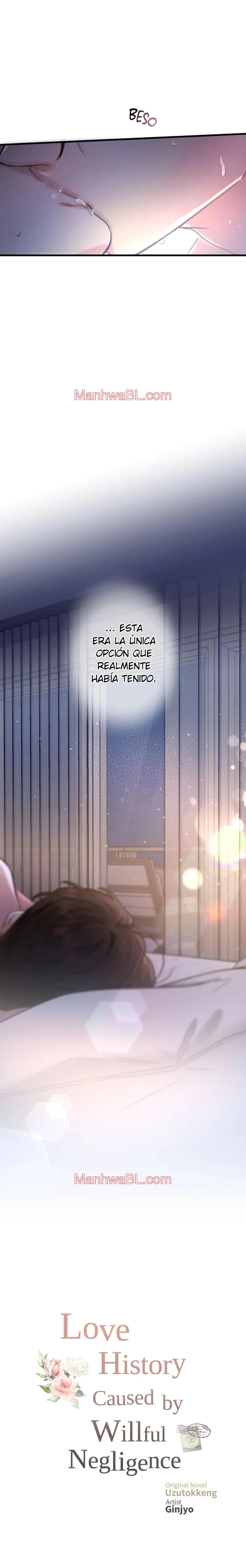 Love History Caused by Willful Negligence - Capítulo 98 manhwa