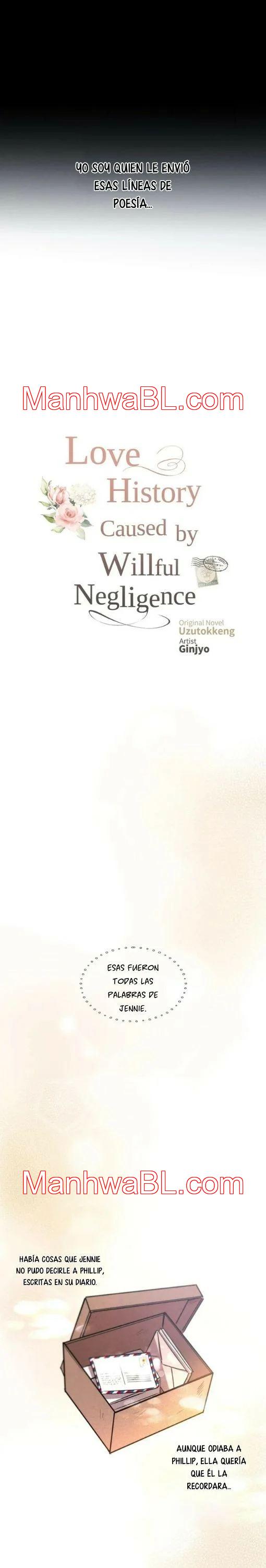 Love History Caused by Willful Negligence - Capítulo 73 manhwa