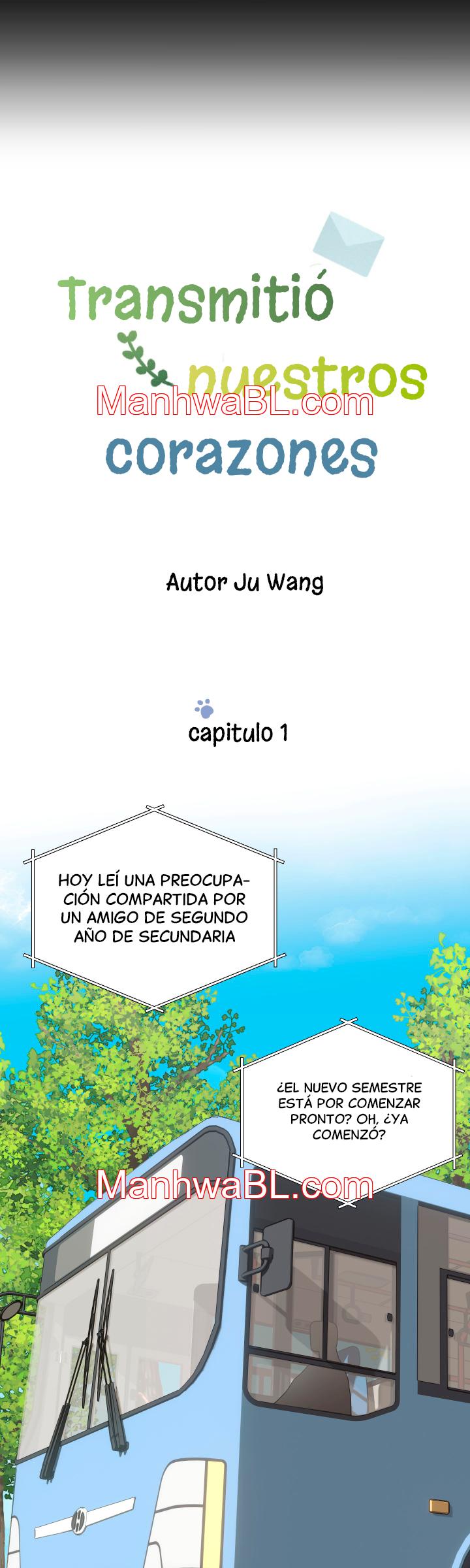 Transmitio Nuestros Corazones - Capítulo 1 manhwa