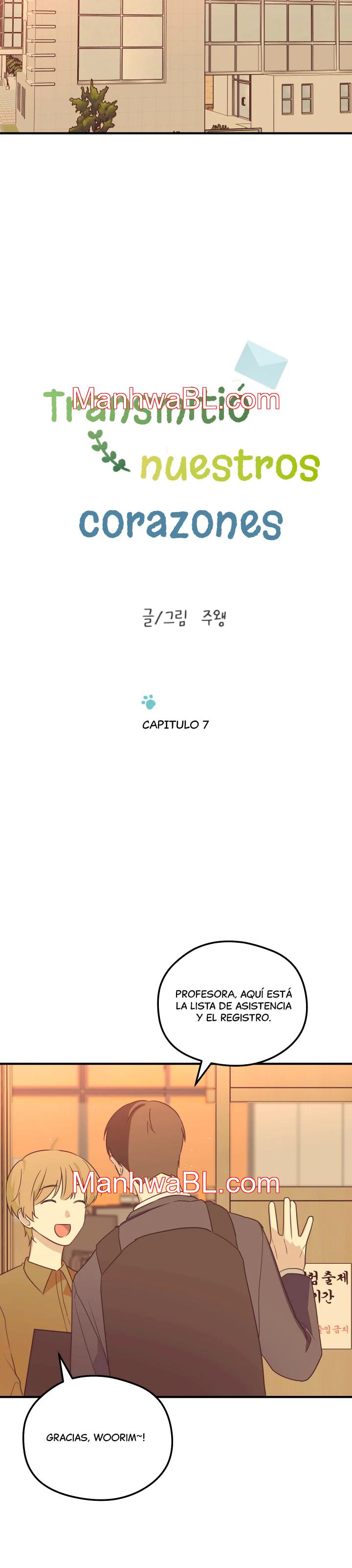 Transmitio Nuestros Corazones - Capítulo 7 manhwa