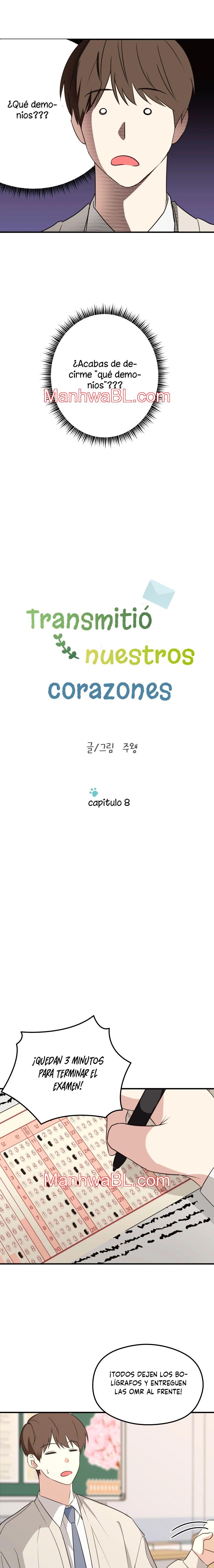 Transmitio Nuestros Corazones - Capítulo 8 manhwa