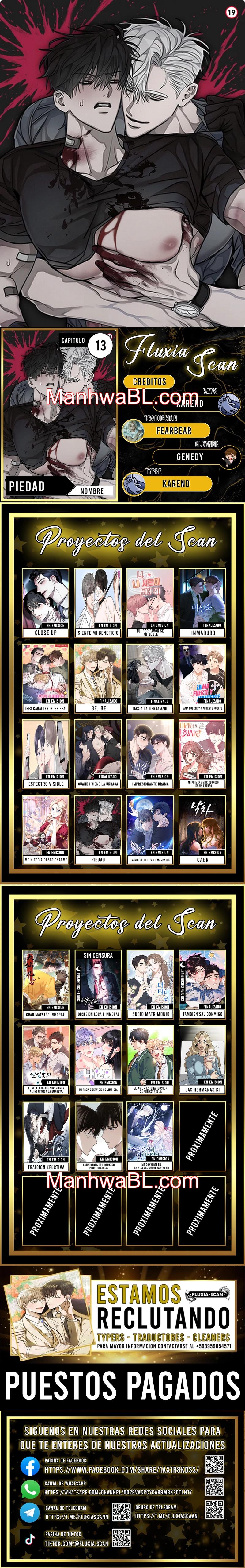 Piedad - Capítulo 13 manhwa