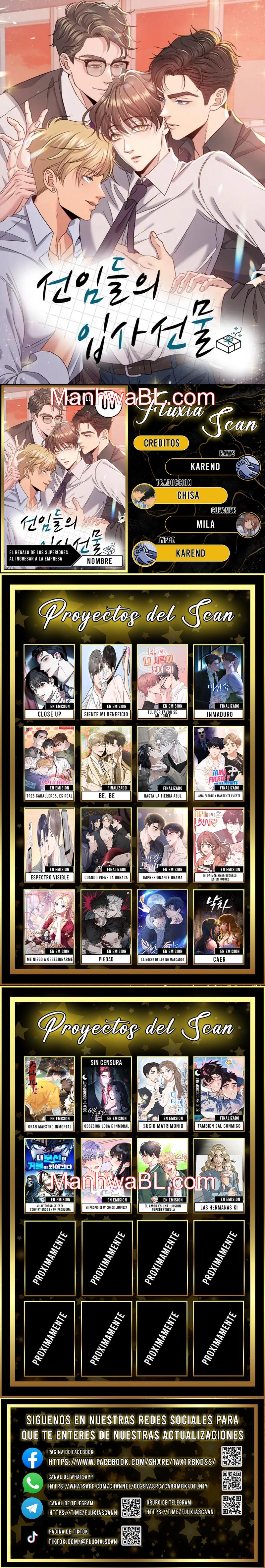 El regalo de los superiores al ingresar a la empresa - Capítulo 00 manhwa