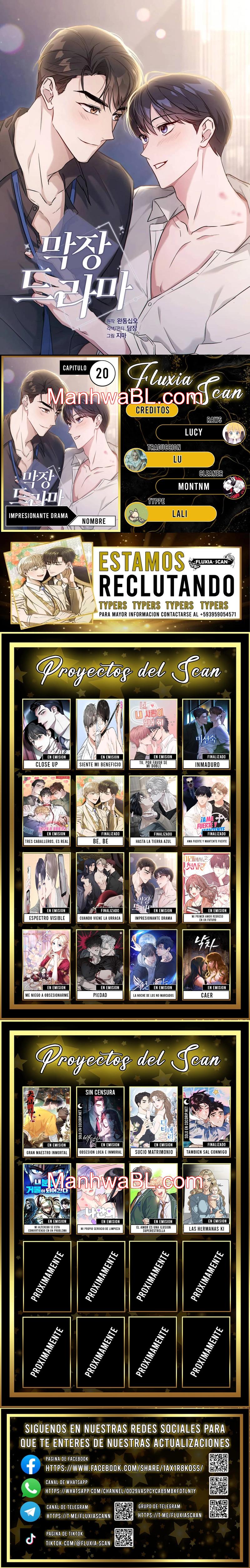 Impresionante drama - Capítulo 20 manhwa