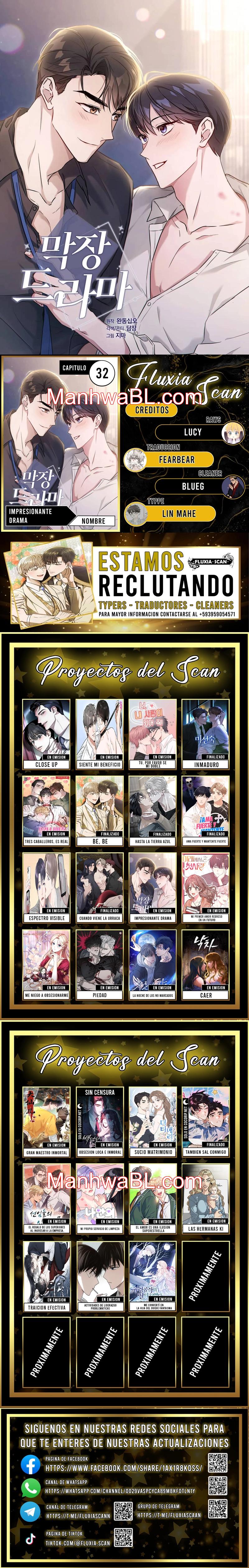 Impresionante drama - Capítulo 32 manhwa