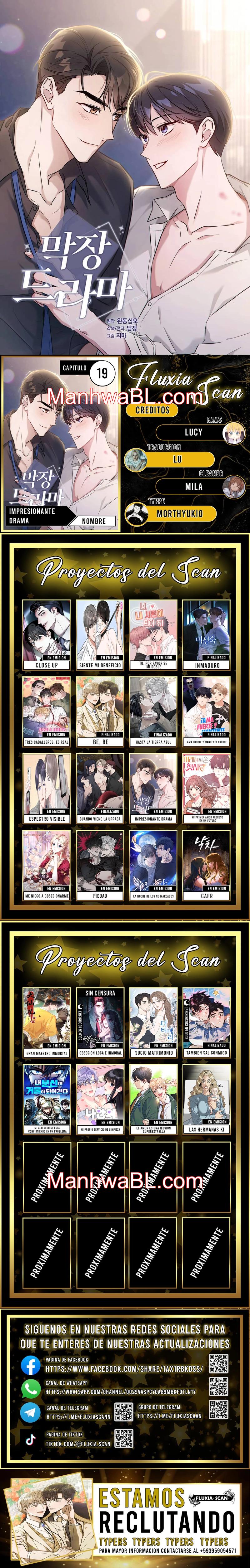Impresionante drama - Capítulo 19 manhwa