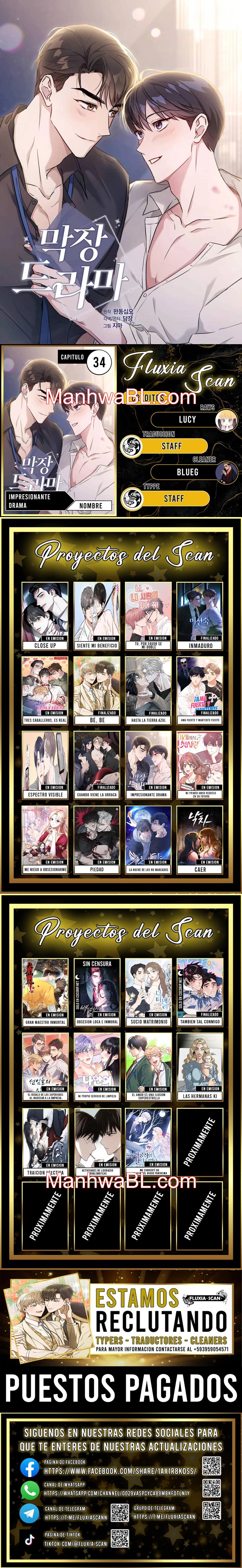 Impresionante drama - Capítulo 34 manhwa