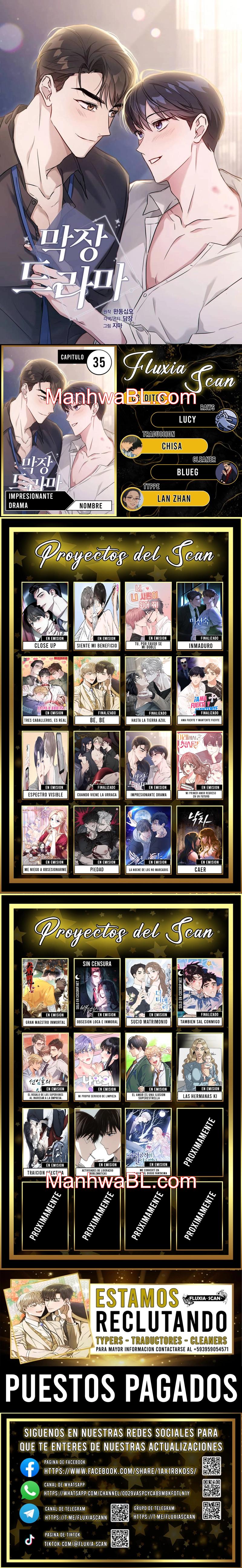 Impresionante drama - Capítulo 35 manhwa