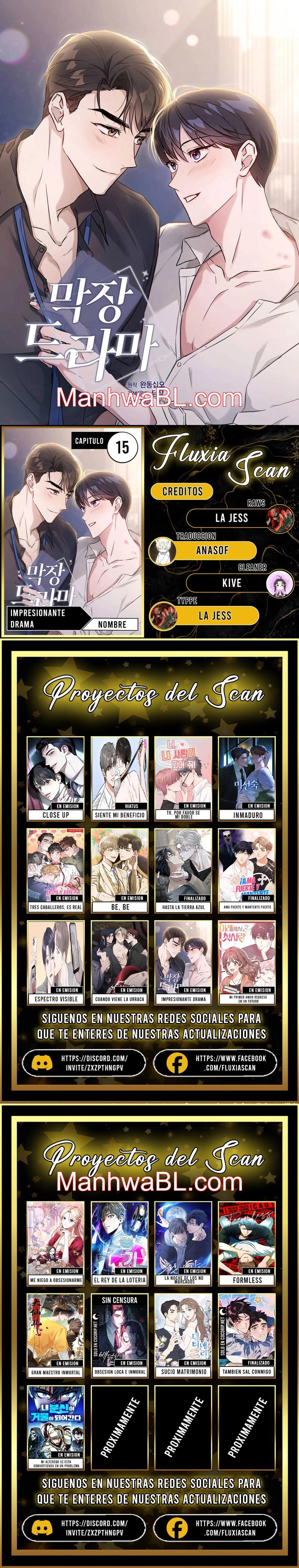 Impresionante drama - Capítulo 15 manhwa