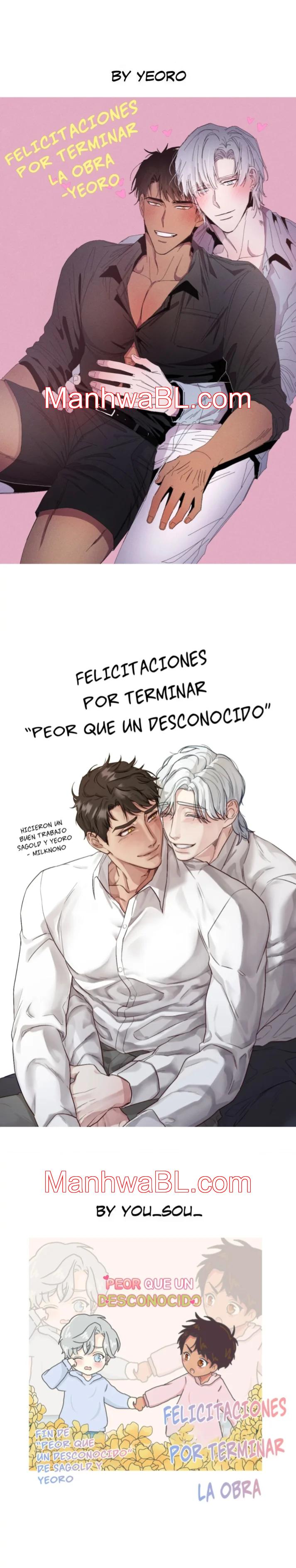 Peor que un desconocido - Capítulo 74.50 manhwa