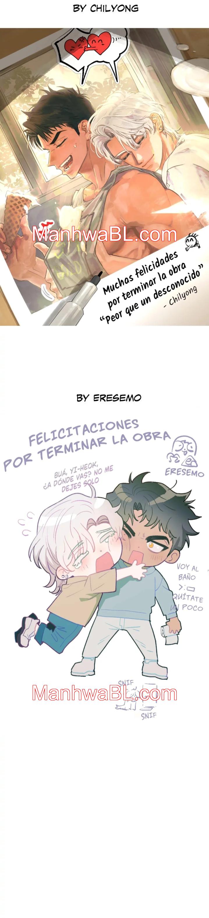 Peor que un desconocido - Capítulo 74.50 manhwa