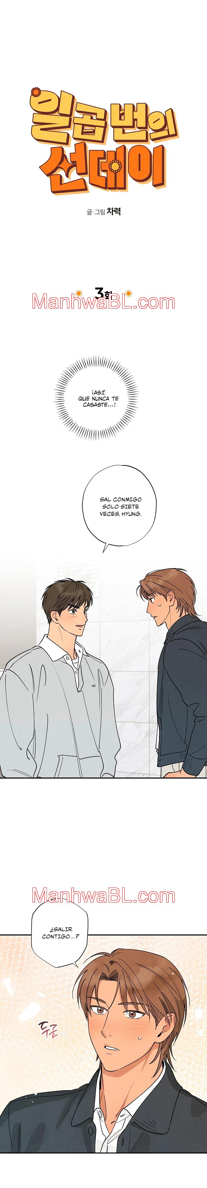Seven Sundays - Capítulo 3 manhwa