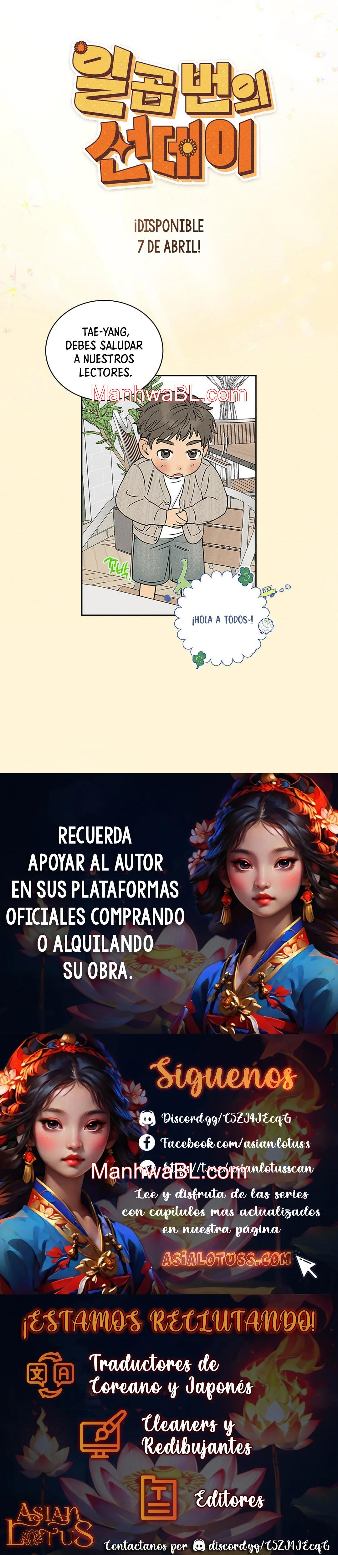 Seven Sundays - Capítulo 0.00 manhwa