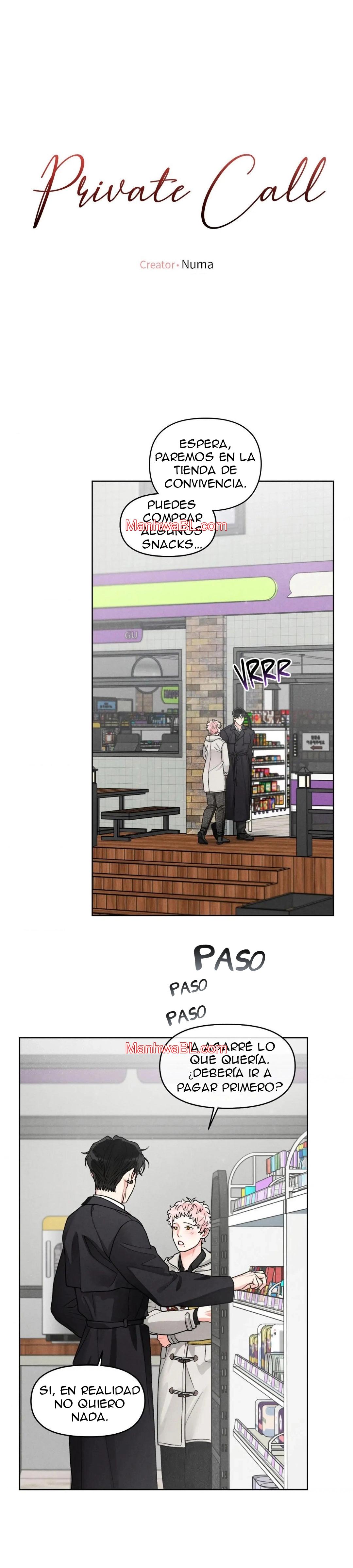 Llamada privada - Capítulo 28 manhwa