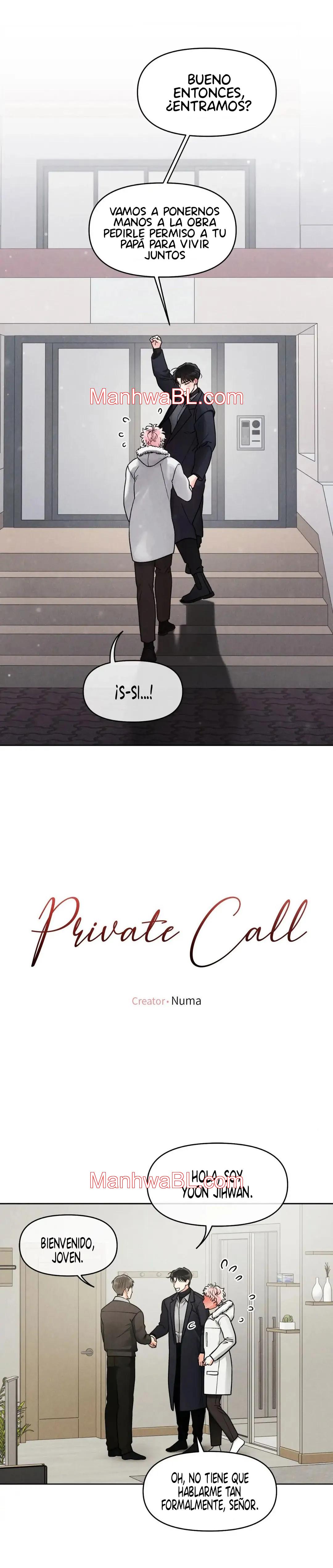 Llamada privada - Capítulo 20 manhwa