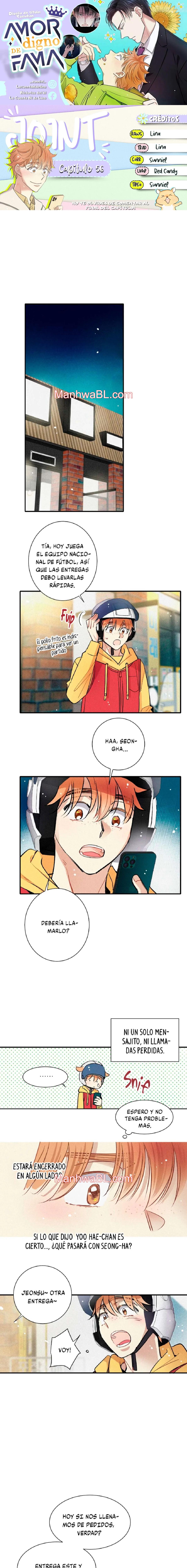 Un Amor digno de Fama - Capítulo 56 manhwa