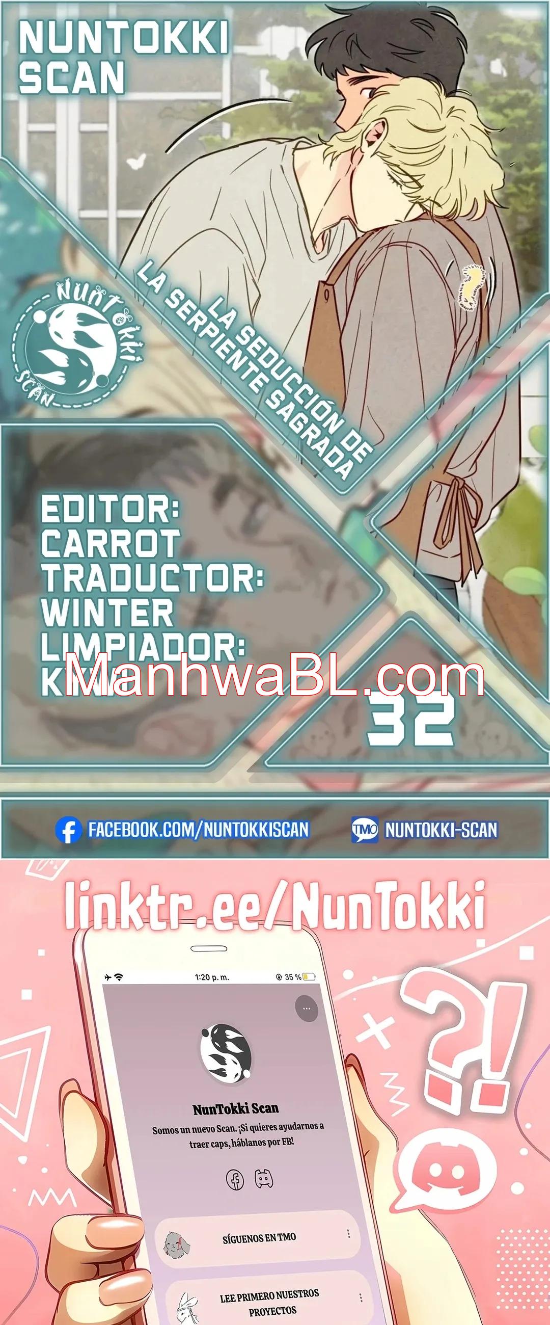 La seducción de la serpiente sagrada - Capítulo 32 manhwa