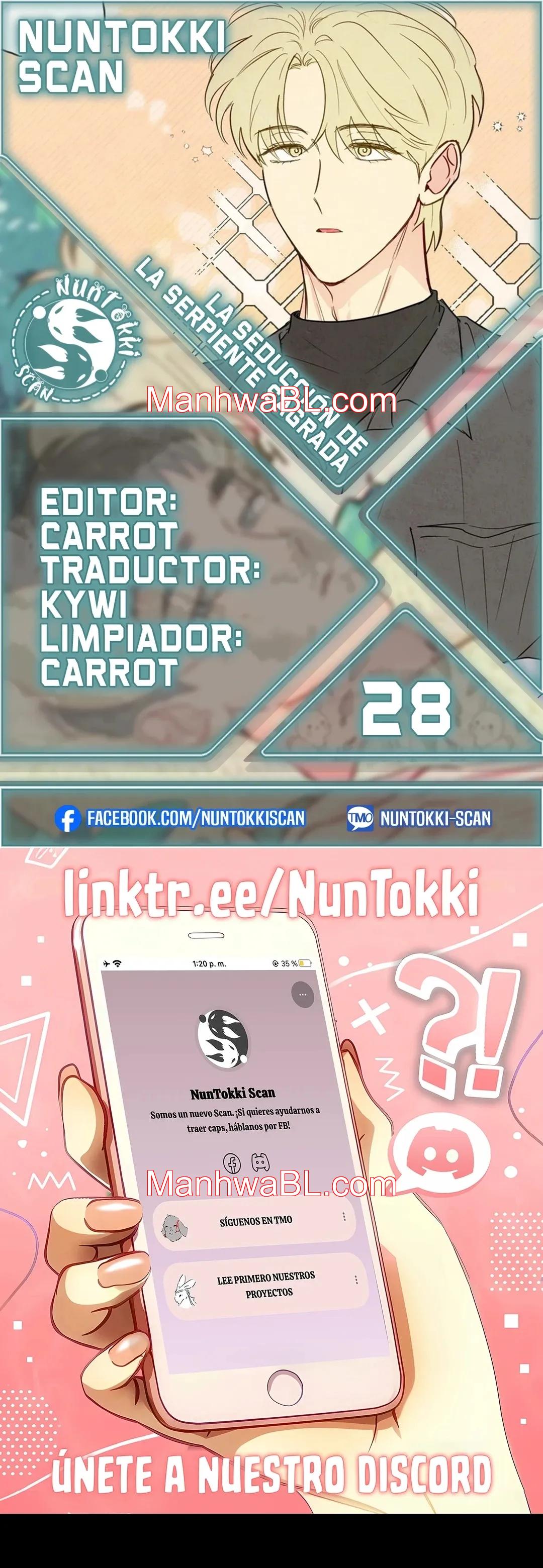 La seducción de la serpiente sagrada - Capítulo 28 manhwa