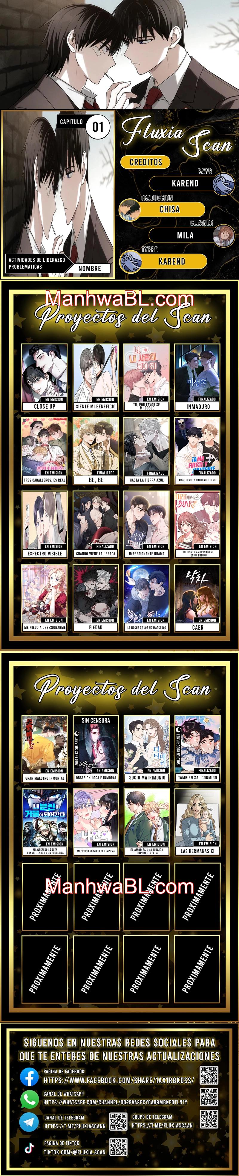 Actividades de liderazgo problemáticas - Capítulo 1 manhwa