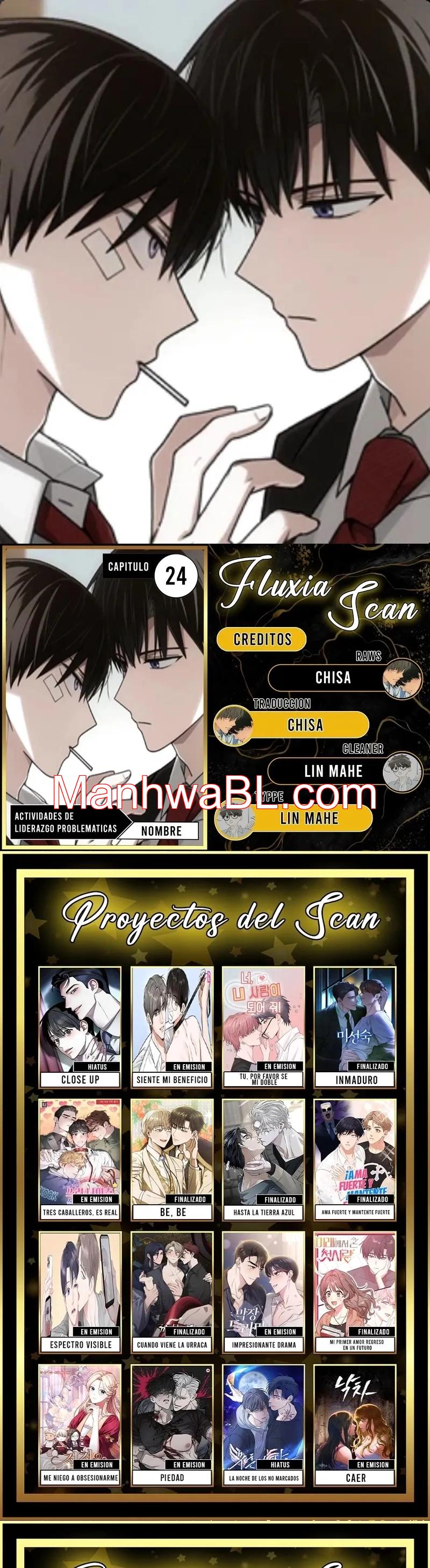 Actividades de liderazgo problemáticas - Capítulo 24 manhwa