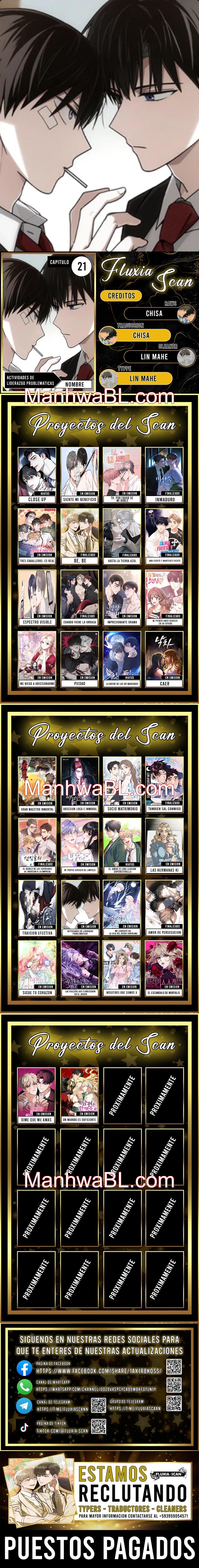 Actividades de liderazgo problemáticas - Capítulo 21 manhwa