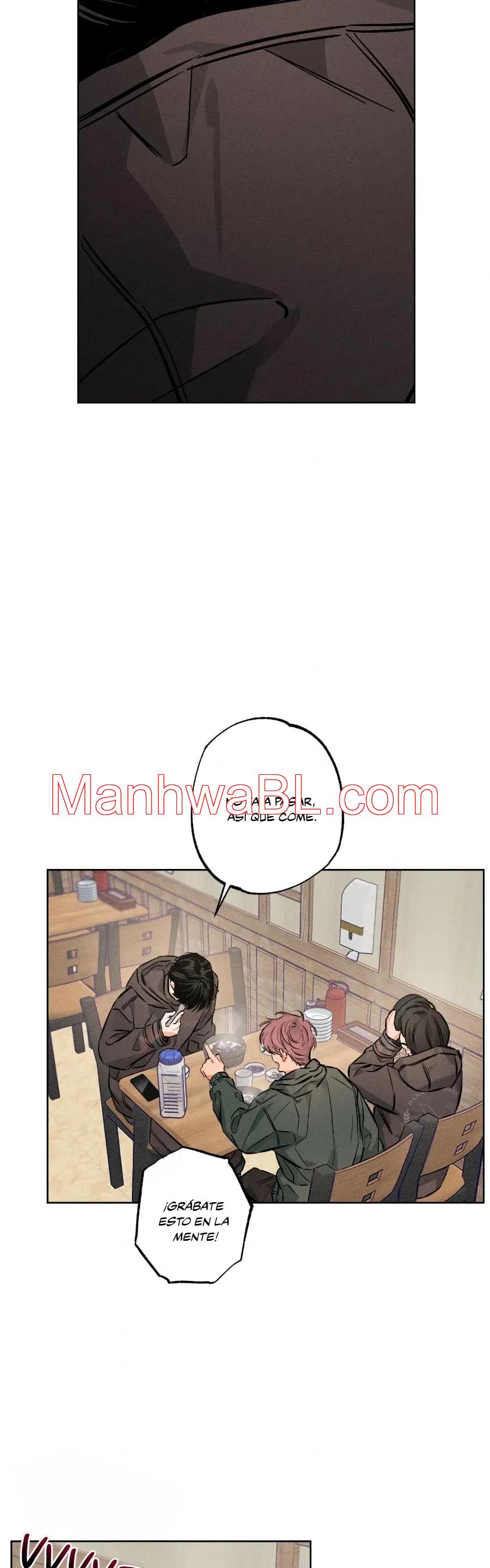 Detras del escenario - Capítulo 14 manhwa