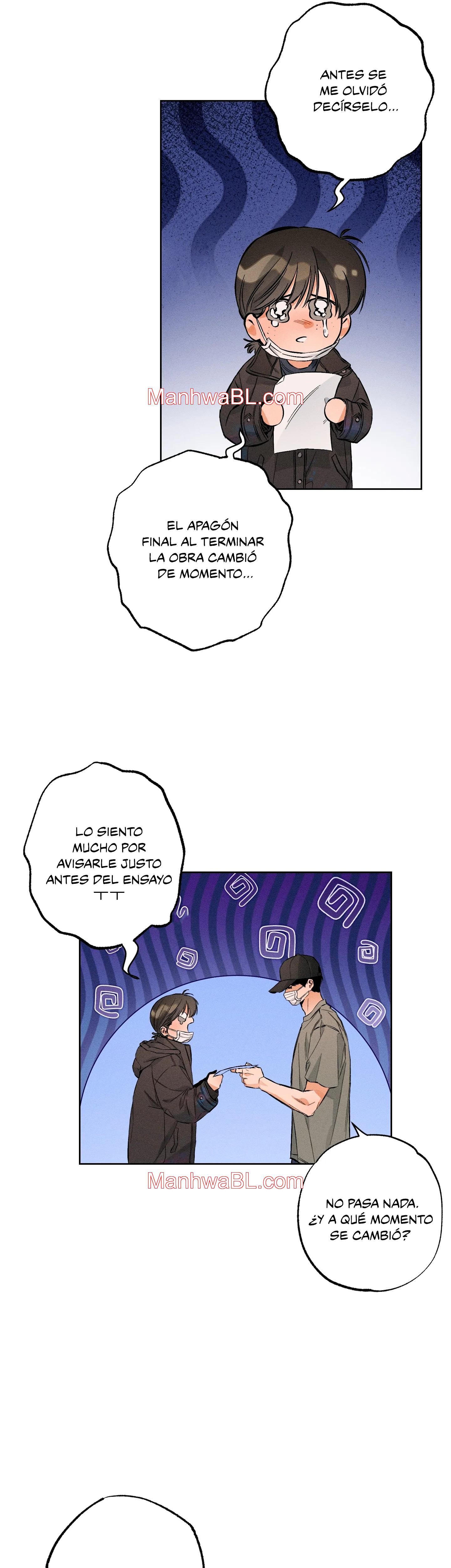 Detras del escenario - Capítulo 6 manhwa