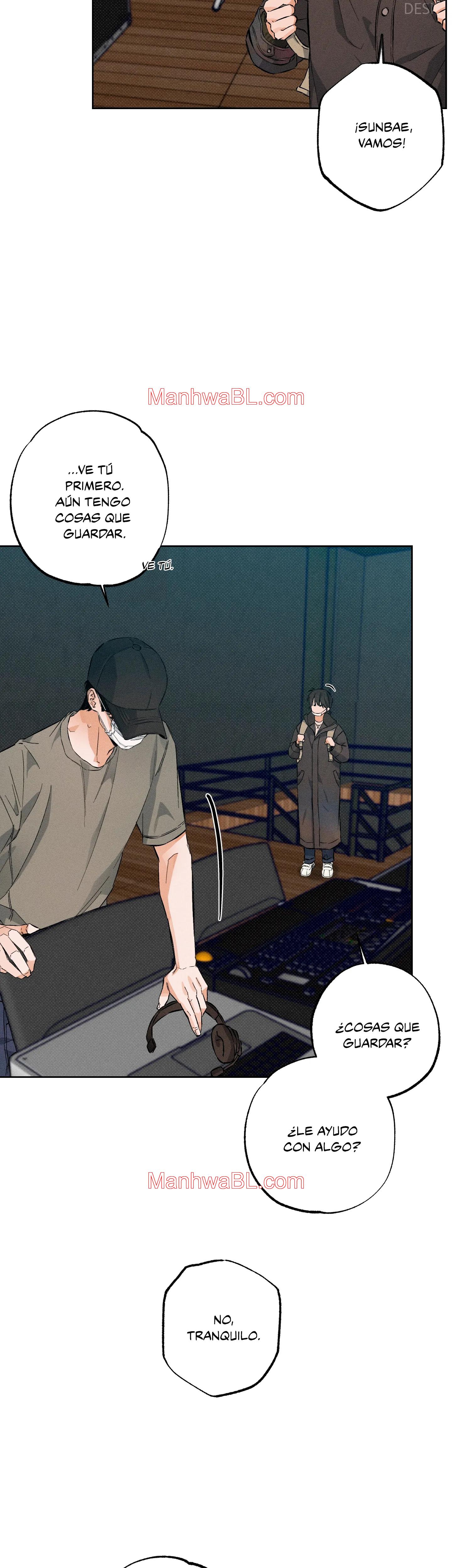 Detras del escenario - Capítulo 7 manhwa