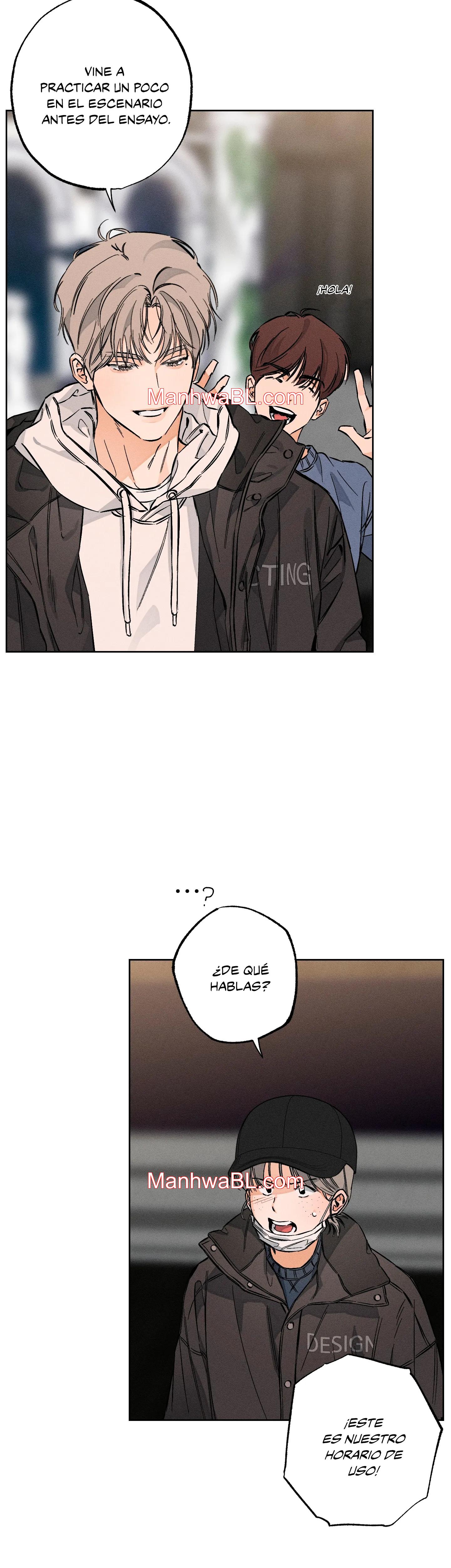 Detras del escenario - Capítulo 5 manhwa